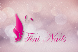 Tini Nails Design Logo